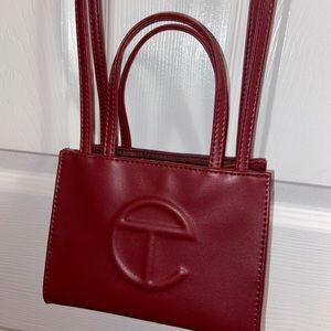 Small Oxblood Telfar bag Brand new never worn